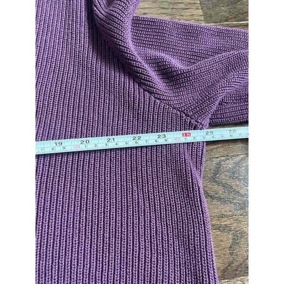 Chaps Classic Women’s Purple Shawl Sweater Cardigan Sz 3XL Buttons Academia NWT - Picture 4 of 5